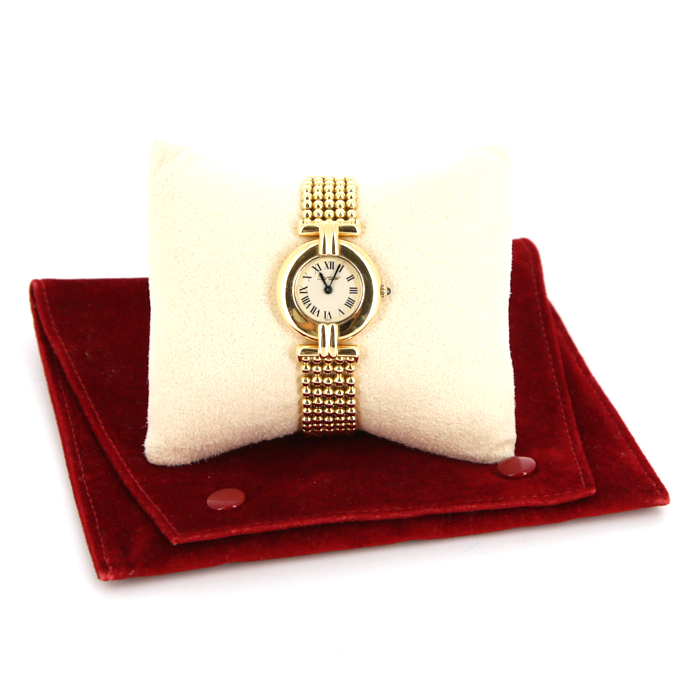 1912-0261●宝市/Cartier/カルティエ/二つ折り財布/ギャランティカード付(梱包サイズ60) A Cartier 18kt gold collier (signed and numbered 766253) - Auction