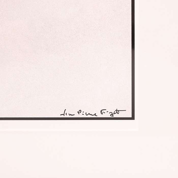 Jean-Pierre Fizet, "Jane Birkin", framed photograph, signed and numbered - Detail D1