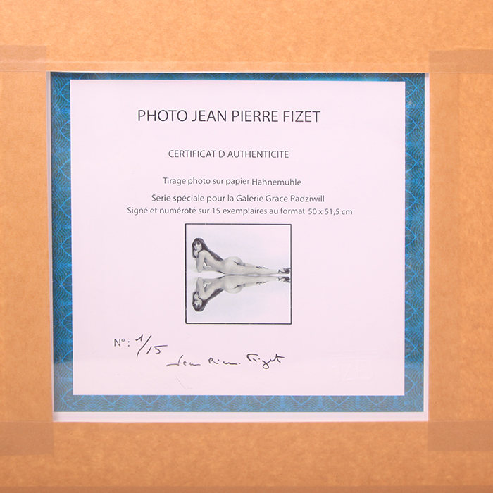 Jean-Pierre Fizet, "Jane Birkin", framed photograph, signed and numbered - Detail D3