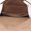 Loewe Gate shoulder bag in beige, white and brown leather - Detail D2 thumbnail