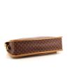 Gucci shoulder bag in brown monogram canvas and natural leather - Detail D4 thumbnail