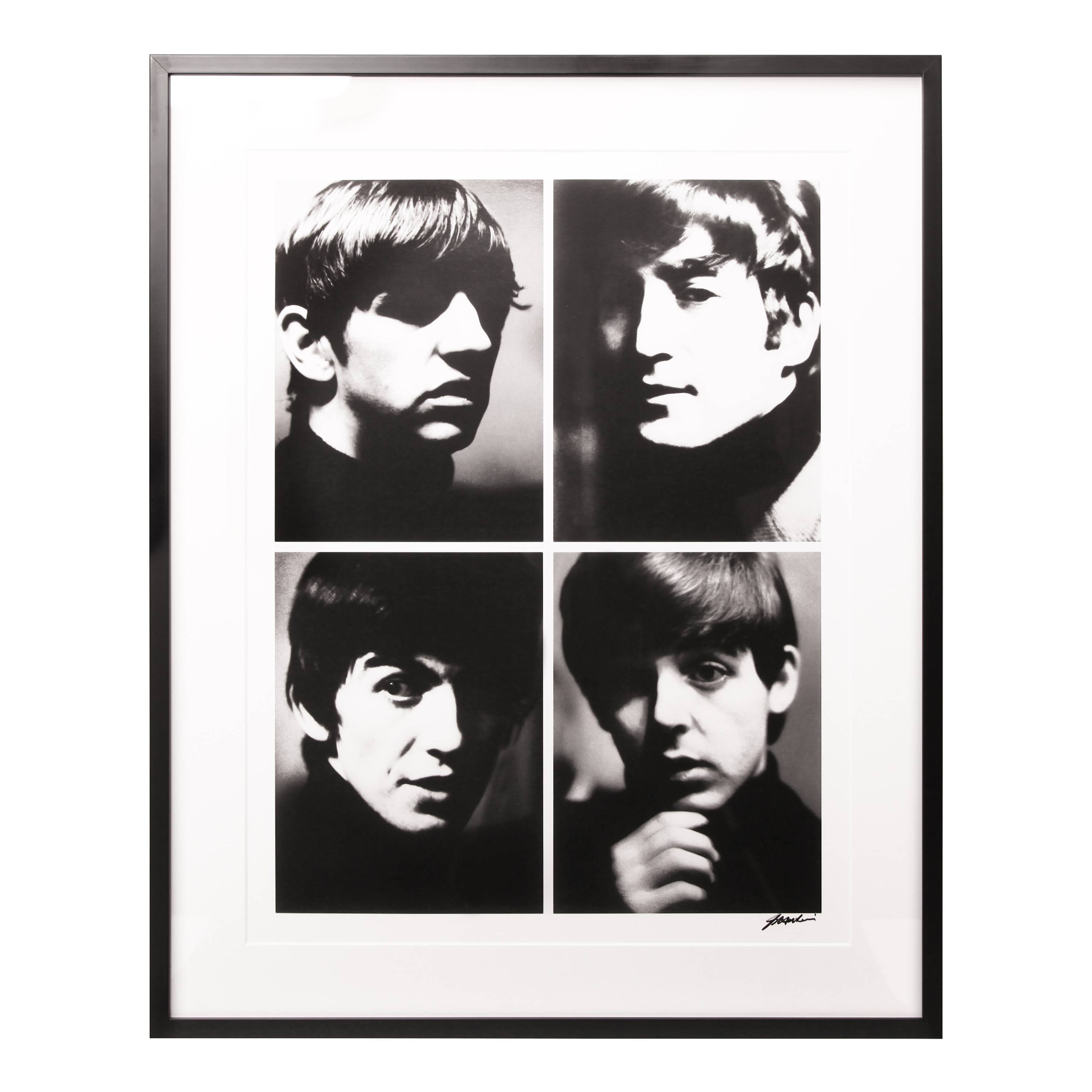 Shahrokh Hatami, "The Beatles Liverpool", photographie encadrée et signée - 00pp