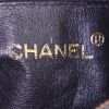 Pochette Chanel Vintage en cuir matelassé noir - Detail D3 thumbnail