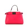Fendi Peekaboo Mini Pocket shoulder bag in pink leather - 360 thumbnail