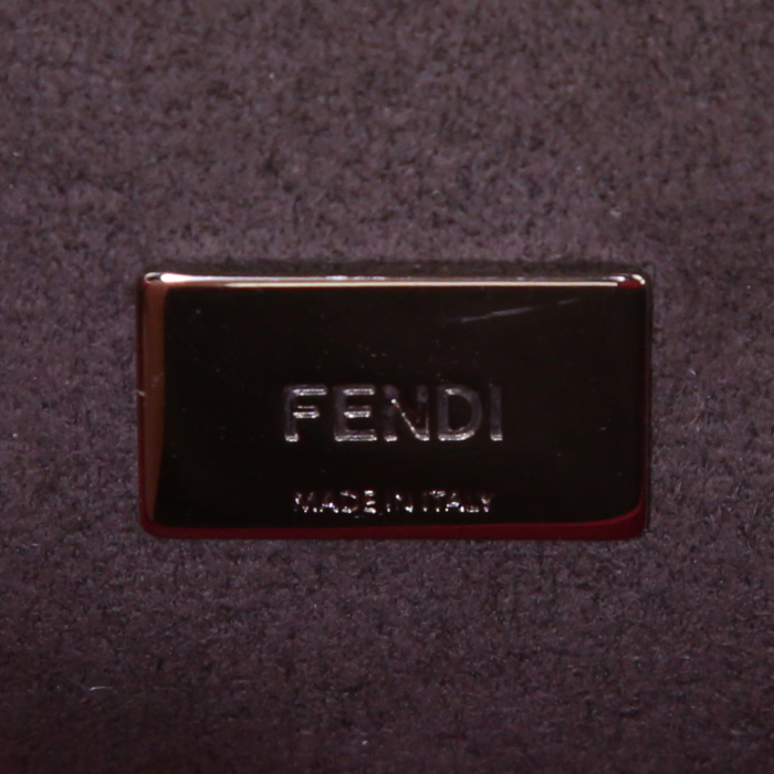 Fendi Peekaboo Mini Pocket shoulder bag in pink leather - Detail D4