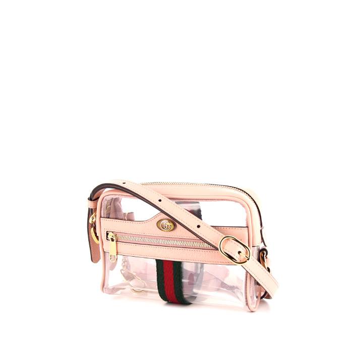 Gucci Ophidia Snakeskin Shoulder Bag - Pink 'Knott Medium