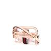 Gucci Ophidia shoulder bag in transparent plexiglas and pink leather - 00pp thumbnail