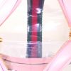 Bolso bandolera Gucci Ophidia en plexiglás transparente y cuero rosa - Detail D2 thumbnail
