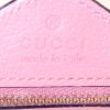Borsa a tracolla Gucci Ophidia in plexiglas trasparente e pelle rosa - Detail D3 thumbnail