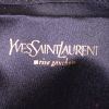 Sac bandoulière Saint Laurent en cuir verni noir - Detail D4 thumbnail