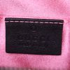 Bolsito-cinturón Gucci GG-print houndstooth cap en terciopelo acolchado negro y cuero negro - Detail D3 thumbnail