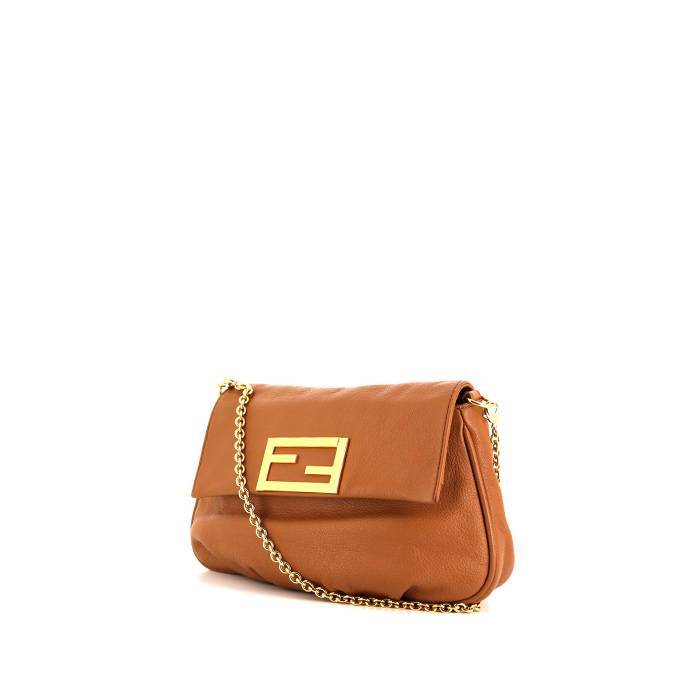 Fendi - Authenticated Baguette Handbag - Synthetic Brown for Women, Very Good Condition