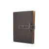 Porta agenda Hermès en cuero granulado negro - 00pp thumbnail