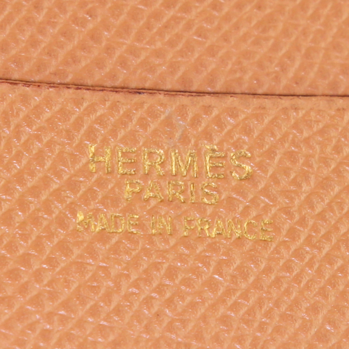 Hermès agenda-holder in black grained leather - Detail D4