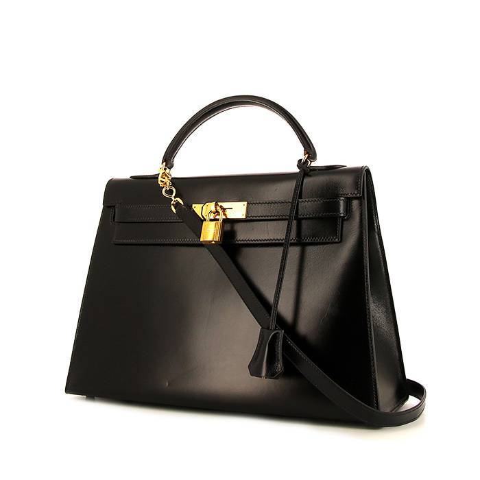 hermes black kelly 32