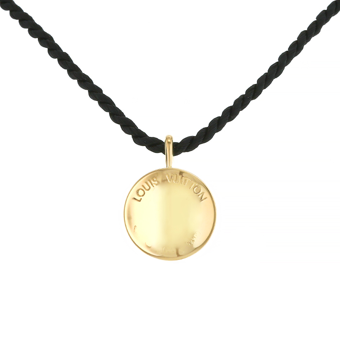 Pendentif Louis Vuitton en or jaune et diamant - Detail D1