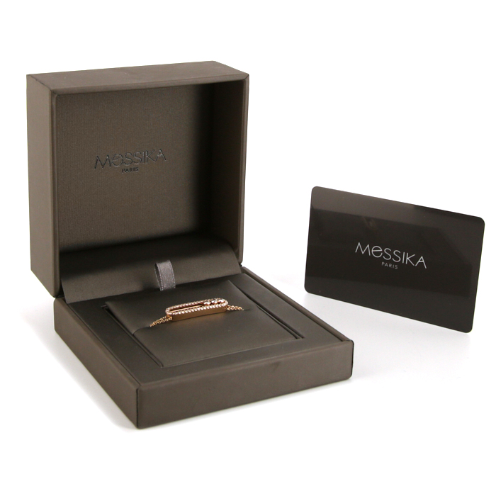 Collana Messika Move in oro rosa e diamanti - Detail D2