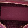 Bolso de mano Cartier en cuero granulado color burdeos - Detail D2 thumbnail