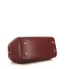 Cartier handbag in burgundy grained leather - Detail D4 thumbnail