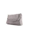 Bolso de mano Chanel Petit Shopping en cuero gris - 00pp thumbnail