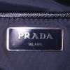 Sac cabas Prada en toile noire et cuir noir - Detail D4 thumbnail