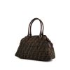 Fendi handbag in brown monogram canvas and brown leather - 00pp thumbnail