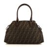 Fendi handbag in brown monogram canvas and brown leather - 360 thumbnail