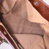 Bolso de mano Fendi en lona Monogram marrón y cuero marrón - Detail D2 thumbnail