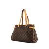 Louis Vuitton Batignolles handbag in brown monogram canvas and natural leather - 00pp thumbnail