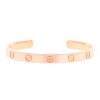 Cartier Love ouvert bracelet in pink gold, size 17 - 00pp thumbnail