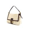 Fendi Big Mama handbag in beige monogram canvas and brown leather - 00pp thumbnail