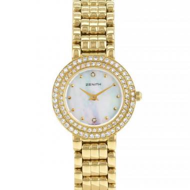 Zenith Caprice  in yellow gold Circa 1990