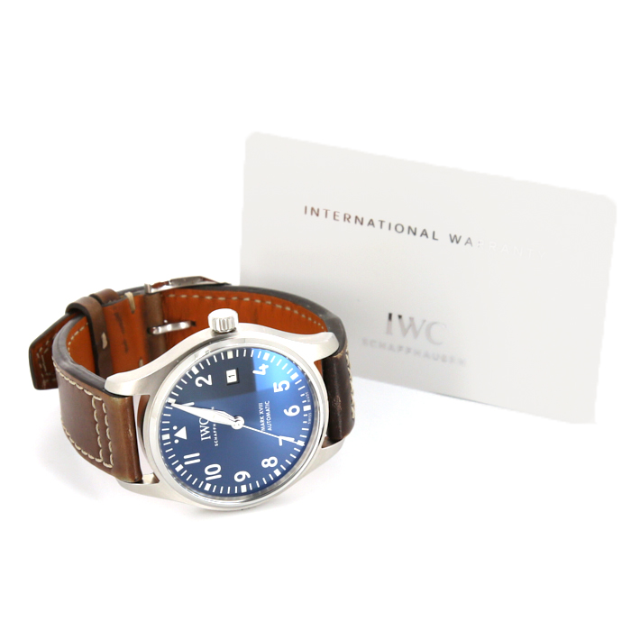 Orologio IWC Pilot's Watches Mark XVIII Edition Le Petit Prince in acciaio - Detail D2
