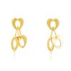 Fred pendants earrings in yellow gold - 00pp thumbnail