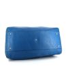 Gucci Soho shopping bag in blue grained leather - Detail D4 thumbnail