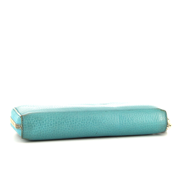 Portafogli Gucci in pelle martellata blu - Detail D4