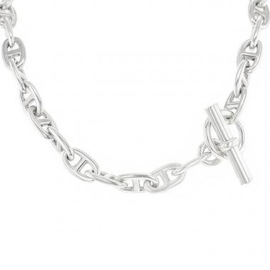 Collier Hermes Chaine d'Ancre grand modèle en argent