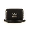 Bolso bandolera Louis Vuitton Twist en cuero Epi negro - 360 thumbnail