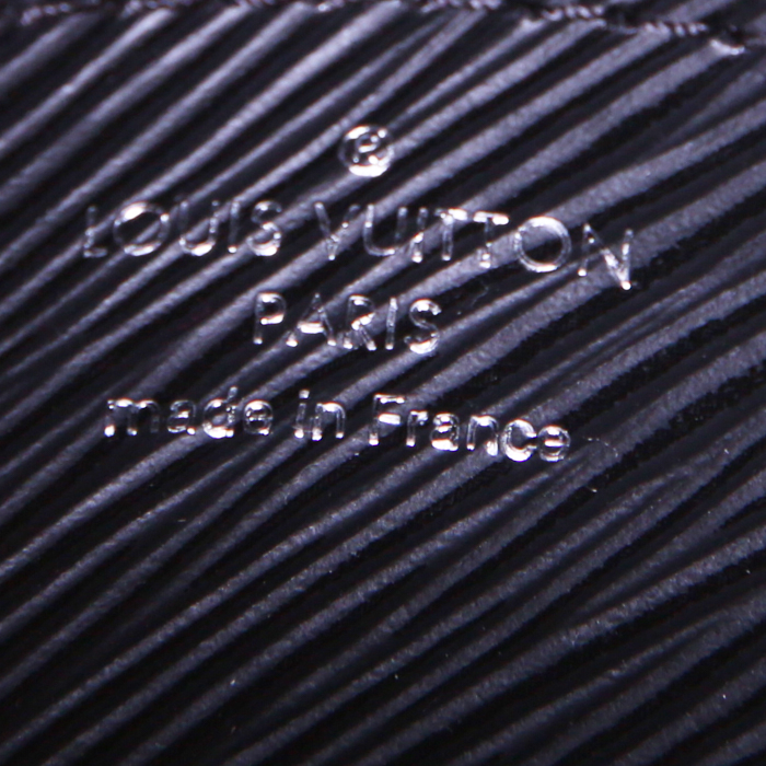 Louis Vuitton Twist shoulder bag in black epi leather - Detail D4
