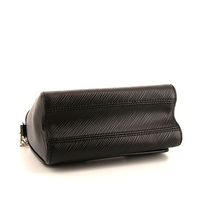 Louis Vuitton Twist shoulder bag in black epi leather - Detail D5