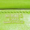 Bolso de mano Hermes Kelly 32 cm en cuero verde - Detail D3 thumbnail
