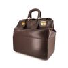 Bolsa de viaje Gucci Vintage en cuero marrón - 00pp thumbnail