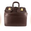 Bolsa de viaje Gucci Vintage en cuero marrón - 360 thumbnail