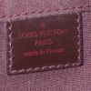 Louis Vuitton  Messenger shoulder bag  in ebene damier canvas  and brown leather - Detail D3 thumbnail