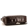 Louis Vuitton  Messenger shoulder bag  in ebene damier canvas  and brown leather - Detail D4 thumbnail