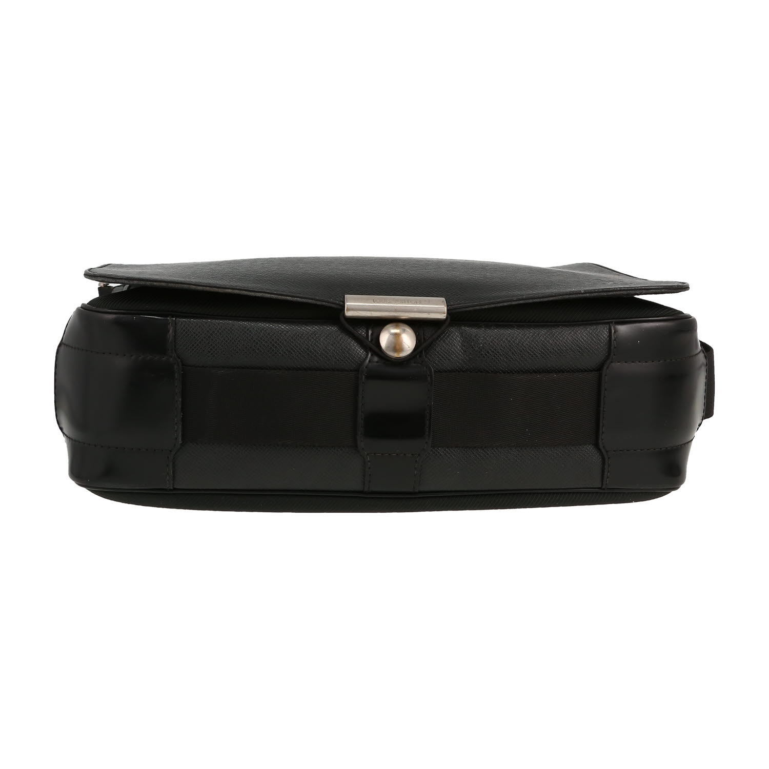 Borsa a tracolla Louis Vuitton  Messenger in pelle taiga nera - Detail D1