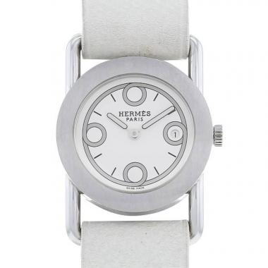 Orologio Hermes Barenia in acciaio Ref :  BR1.210 Circa  1990