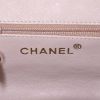 Sac à main Chanel Vintage en cuir grainé matelassé beige - Detail D3 thumbnail