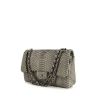 Chanel Timeless jumbo handbag in grey python - 00pp thumbnail
