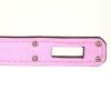 Bolso de mano Hermes Birkin 25 cm en cuero swift rosa - Detail D4 thumbnail